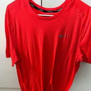 Nike dri fit t shirt orange